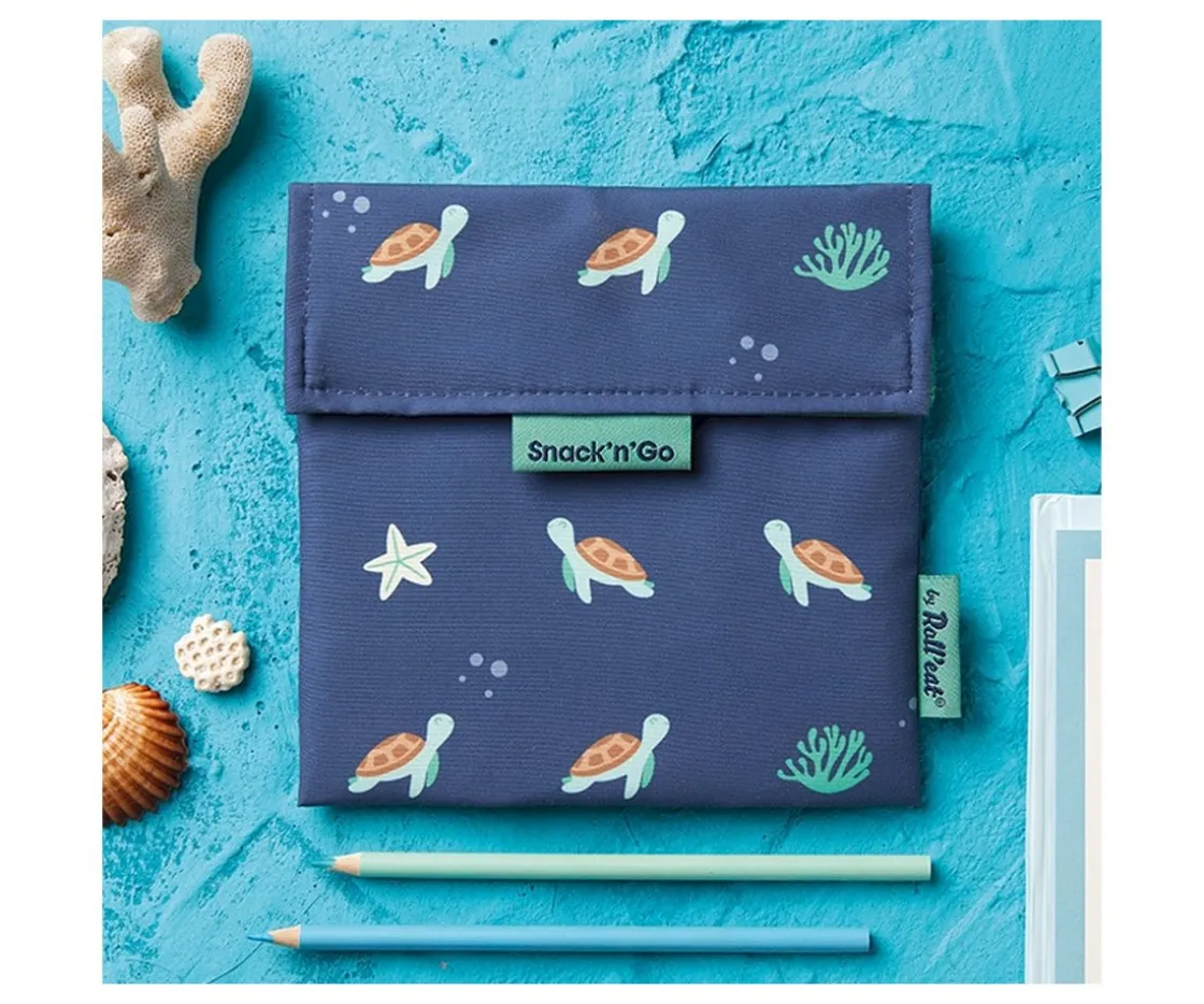 Roll´eat Porta Alimentos Snack'n Go Turtle^ Fundas Para Almuerzo