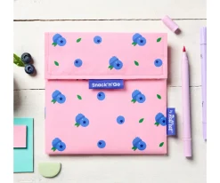 Roll´eat Porta Alimentos Snack'n Go Blueberry^ Fundas Para Almuerzo