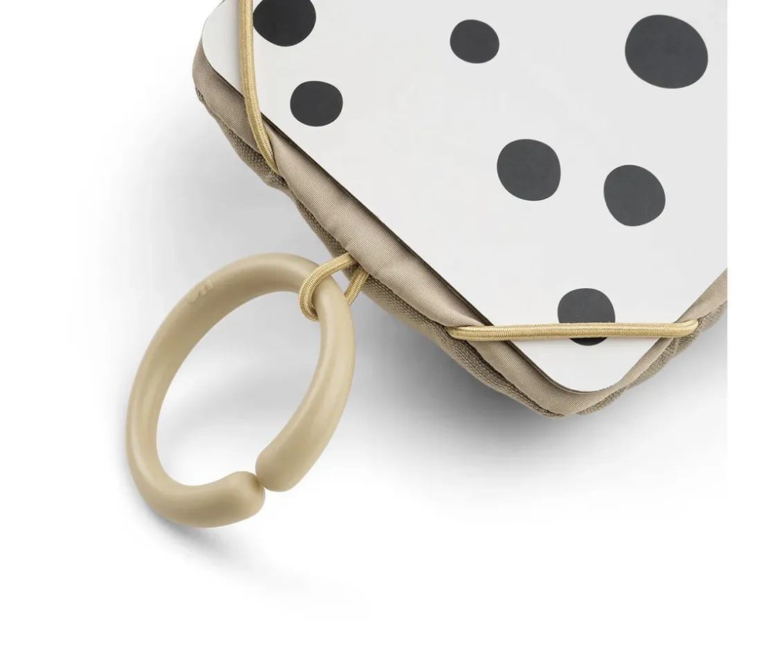 Niños Done by Deer Porta Tarjetas con Espejo Deer Friends Sand