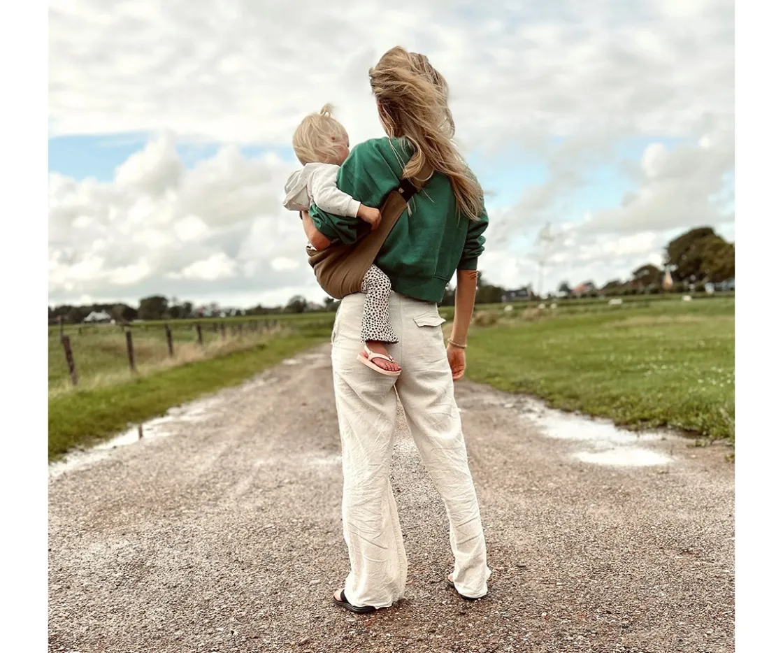 Wildride Portabebés Bandolera Lino Camel