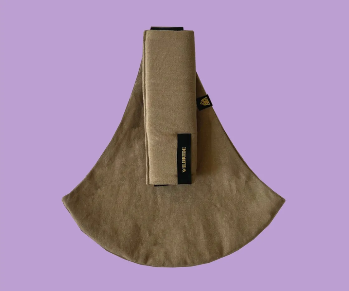 Wildride Portabebés Bandolera Lino Camel