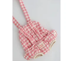 Tiny Harlow Portabebés Vichy Rosa^Niños Accesorios Para Muñecas