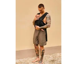 Koala Babycare Portabebés Transpirable Cuddle Breeze Watersling Black^Niños Mochilas Portabebé