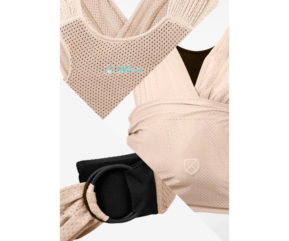 Koala Babycare Portabebés Transpirable Cuddle Breeze Watersling Beige^Niños Mochilas Portabebé