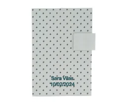 Cristina de Jos'h Portadocumentos Mini Star Grey Personalizable^Niños Portadocumentos Bebé