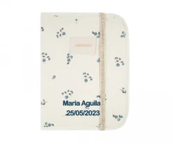 Nobodinoz Portadocumentos Poema Honey Comb Lily Blue Personalizable^Niños Portadocumentos Bebé