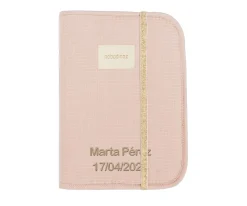 Nobodinoz Portadocumentos Poema Opera Mauve Pink Personalizable^Niños Portadocumentos Bebé