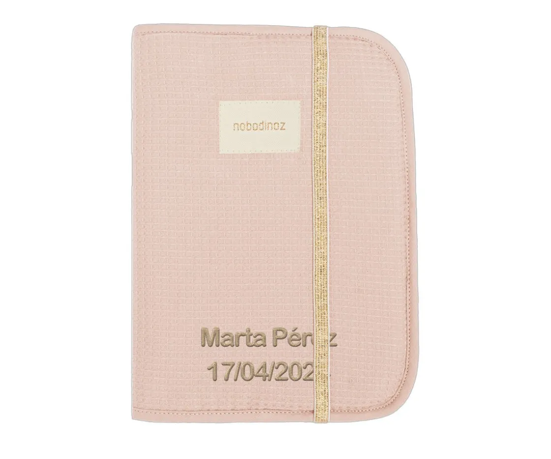 Nobodinoz Portadocumentos Poema Opera Mauve Pink Personalizable^Niños Portadocumentos Bebé