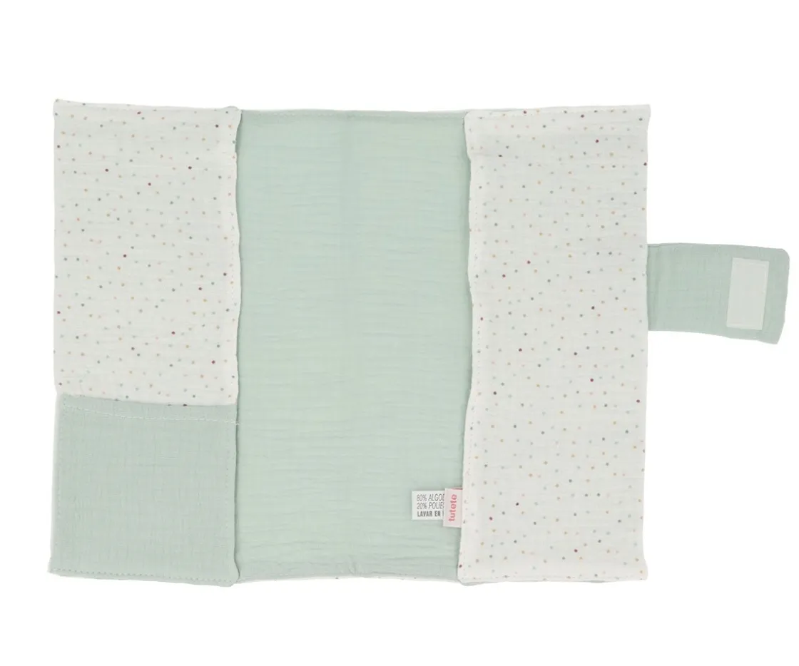 Cristina de Jos'h Portadocumentos Rainbow Dots Verde Personalizable^Niños Portadocumentos Bebé