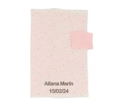 Cristina de Jos'h Portadocumentos Rainbow Dots Rosa Personalizable^Niños Portadocumentos Bebé