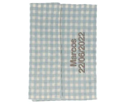 Cristina de Jos'h Portadocumentos Vichy Verde Personalizable^Niños Portadocumentos Bebé