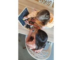 Niños small foot Portátil de Madera con Pizarra Magnética