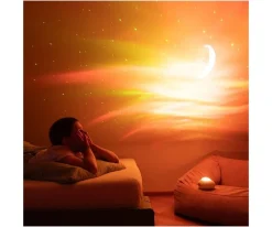 Niños Mary's Proyector UFO Galaxia RGBW con Control Remoto