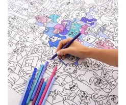 Omy Póster XL Kitty Para Colorear^Niños Manualidades Para Niños
