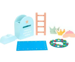 Monnëka Puerta y Buzón Mágicos con Complementos Azul Personalizable^ Adornos Y Decoración Navidad