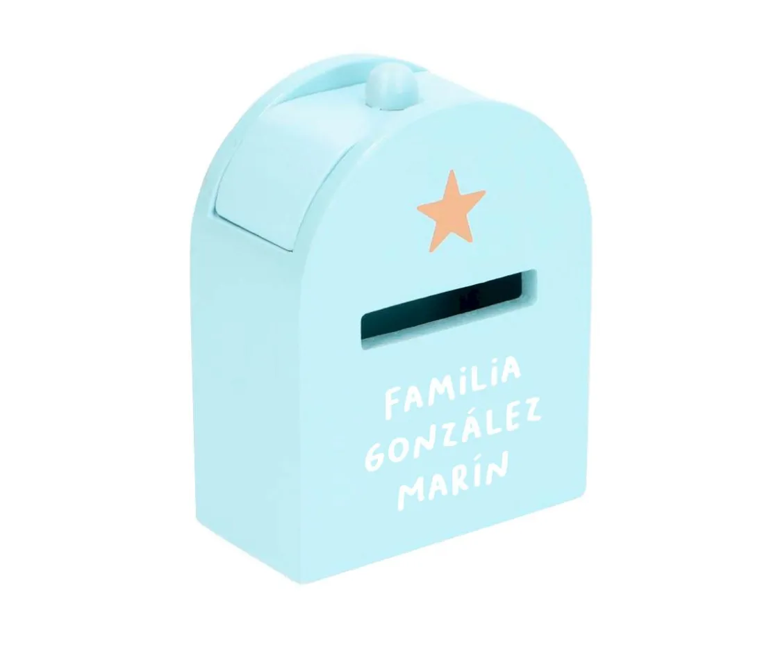 Monnëka Puerta y Buzón Mágicos con Complementos Azul Personalizable^ Adornos Y Decoración Navidad
