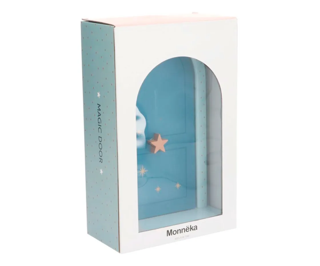 Monnëka Puerta y Buzón Mágicos con Complementos Azul Personalizable^ Adornos Y Decoración Navidad