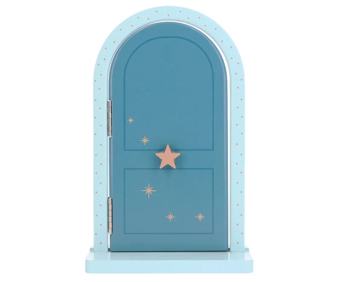 Monnëka Puerta y Buzón Mágicos con Complementos Azul Personalizable^ Adornos Y Decoración Navidad