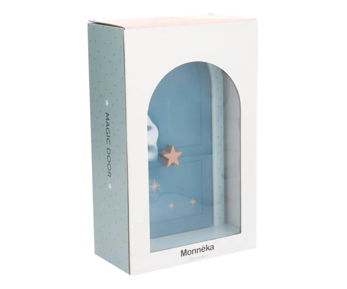 Monnëka Puerta y Buzón Mágicos con Complementos Azul Personalizable^ Adornos Y Decoración Navidad