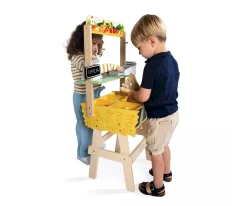 Niños Janod Puesto de Mercado Agrícola