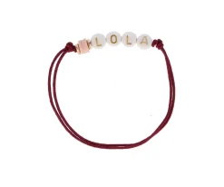 Niños Emolo Pulsera Bumper Personalizada Burdeos