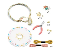 Djeco Pulseras Kumihimo Celeste^Niños Manualidades Para Niños