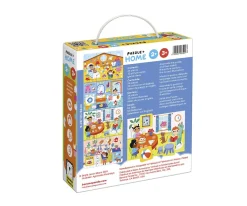 Niños Banana Panda Puzzle + Home