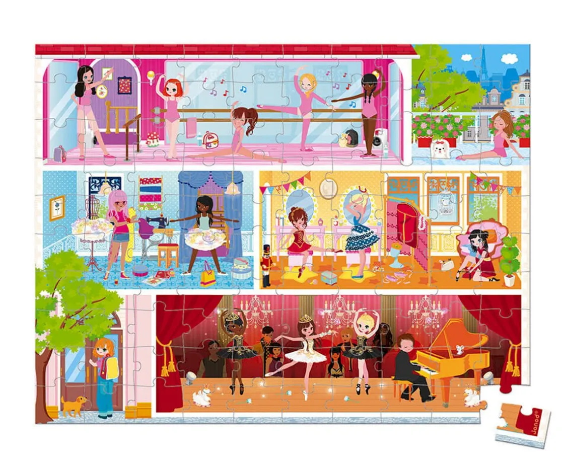 Janod Puzzle Academia de Baile^Niños Juguetes Niños 6 Años