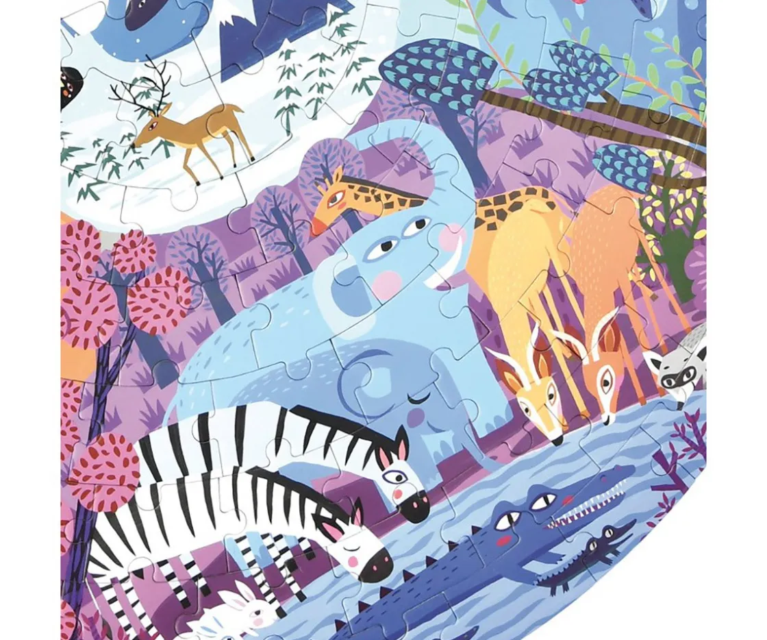 MiDeer Puzzle Animales Alrededor del Mundo^Niños Juguetes Niños 5 Años