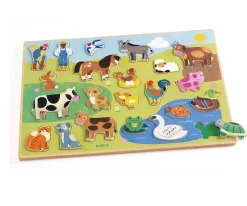 Djeco Puzzle Animales del Campo^Niños Puzzles Para Niños