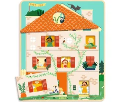 Djeco Puzzle Chez Leo^Niños Puzzles Para Niños