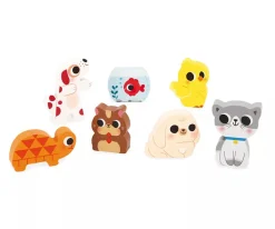 Niños Janod Puzzle Chunky Mascotas 7 Piezas