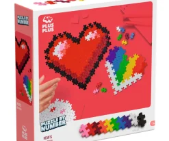 Niños Plus Plus Puzzle con Números Corazones