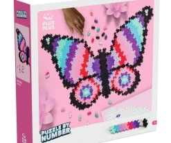 Niños Plus Plus Puzzle con Números Mariposa