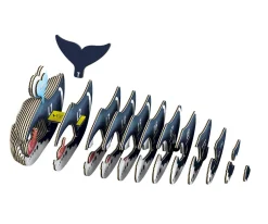 Niños Dodoland Puzzle 3D Eugy Ballena de Groenlandia