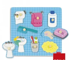 Niños Goula Puzzle de Madera Baño
