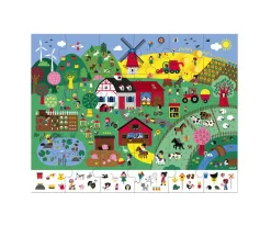 Niños Janod Puzzle de Observación La Granja