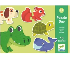 Niños Djeco Puzzle Dúo Animales