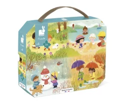 Niños Janod Puzzle Estaciones 36 Piezas