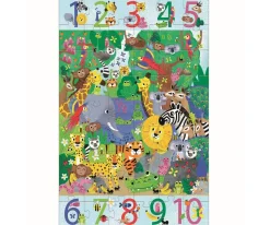 Niños Djeco Puzzle Gigante Jungla