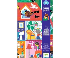 Niños Djeco Puzzle Gigante La Casa de los Amiguitos