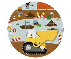 Niños Djeco Puzzle Gigante Sitio de Construcción