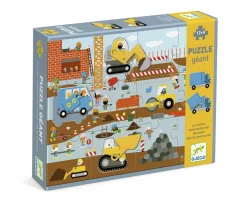 Niños Djeco Puzzle Gigante Sitio de Construcción