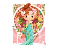 Niños Janod Puzzle Inspirado por Mucha 100 Piezas