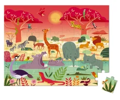 Niños Janod Puzzle La Reserva de Animales 54 Piezas