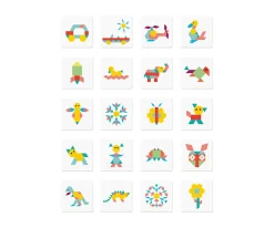 Janod Puzzle Magnético Geométrico^Niños Juguetes Niños 4 Años