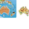 Niños Janod Puzzle Magnético Mapa del Mundo