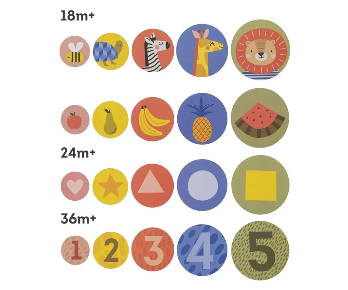 Niños Taf Toys Puzzle Magnético Peek-A-Boo