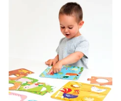 Niños Banana Panda Puzzle Match The Farm Animals