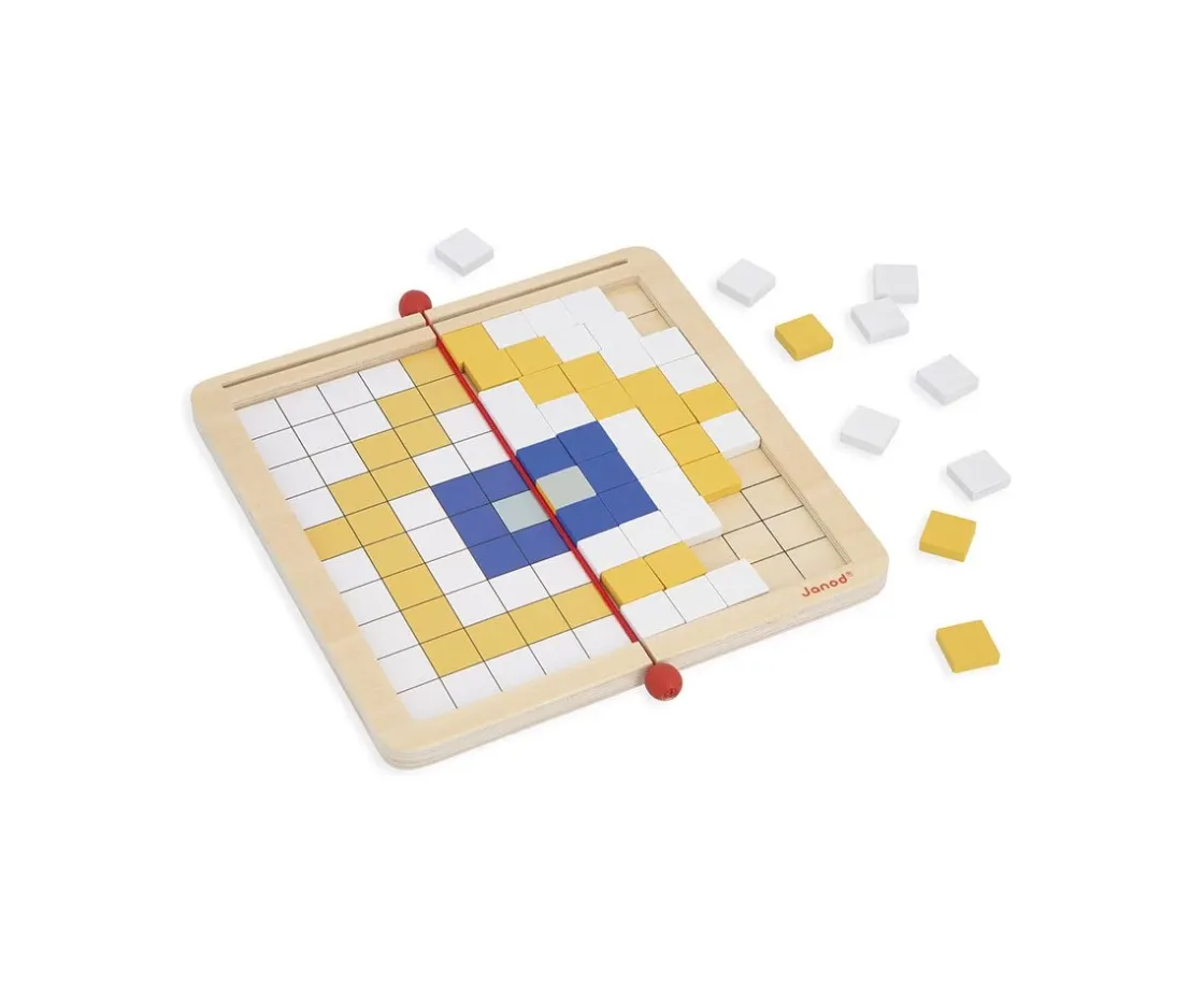 Niños Janod Puzzle Mosaico, Simetría y Codificación